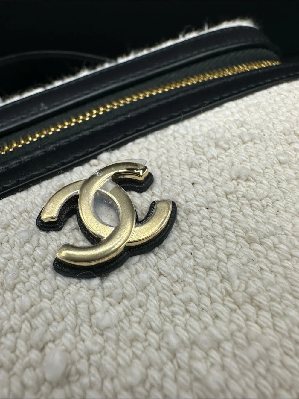Chanel coco beach slim vanity tweed ecru - Picture 3 of 10